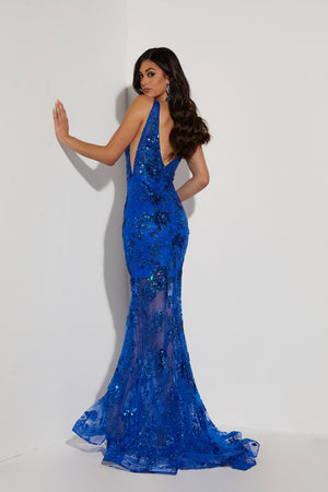 Jasz Couture 7440 prom dress images.  Jasz Couture 7440 is available in these colors: Lilac, Royal, Emerald.