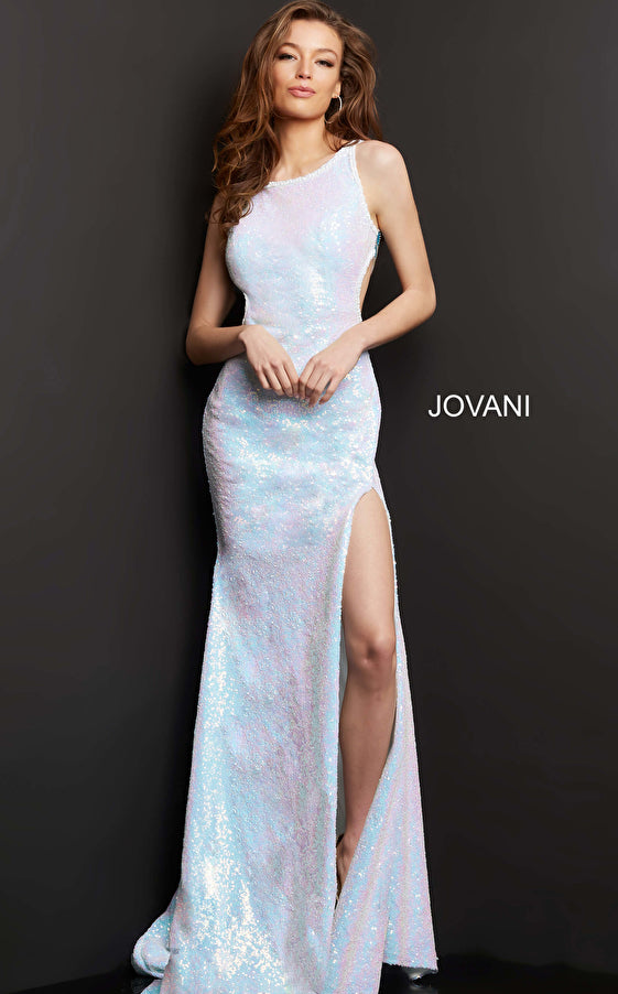 Jovani 000176 Off White prom dress images.  Jovani style 000176 is available in these colors: Black, Hot Pink, Off White.