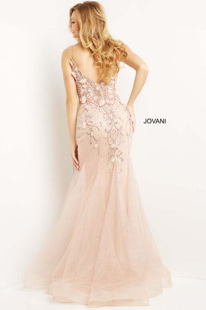 Jovani 05839 prom dress images.  Jovani style 05839 is available in these colors: Blush, Burgundy,Charcoal, Navy Navy, Nude Silver, Perriwinkle, Red, White Gold Silver, White Black Silver, White.