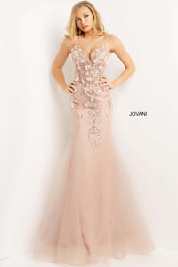 Jovani 05839 prom dress images.  Jovani 05839 is available in these colors: Blush, Burgundy, Charcoal, Navy Navy, Nude Silver, Periwinkle, Red Red, White, White Black Silver, White Gold Silver.