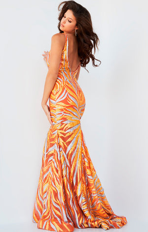Jovani Style 06153 | Jovani Dresses | International Prom Association 18 / Orange Silver Jovani Style 06153 | Jovani Dresses | International Prom Association 18 / Orange Silver