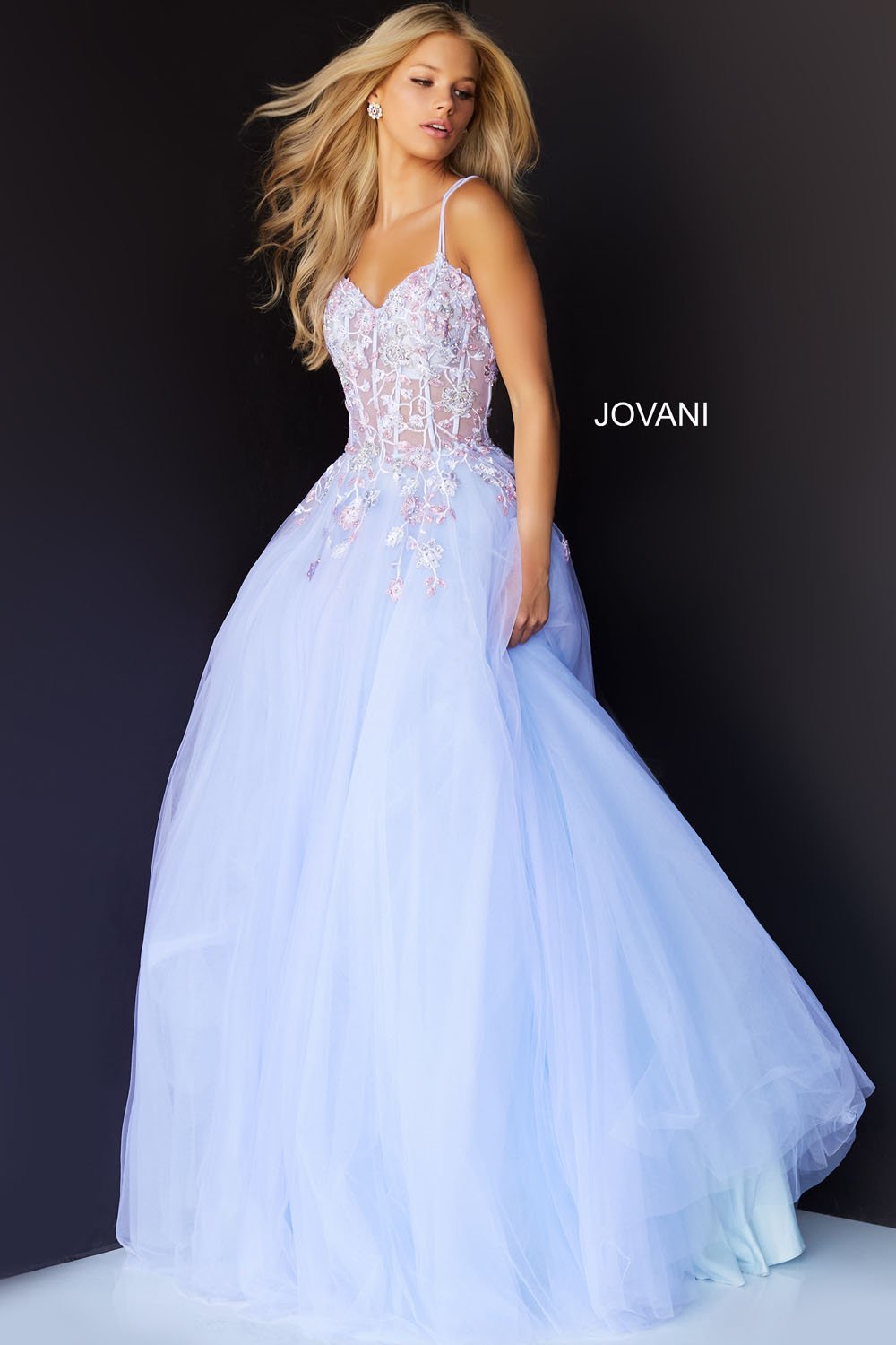 Jovani 06207 Lilac prom dresses images.