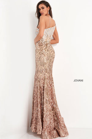 Jovani 06469 dress images in these colors: Silver Green, Silver Cafe.