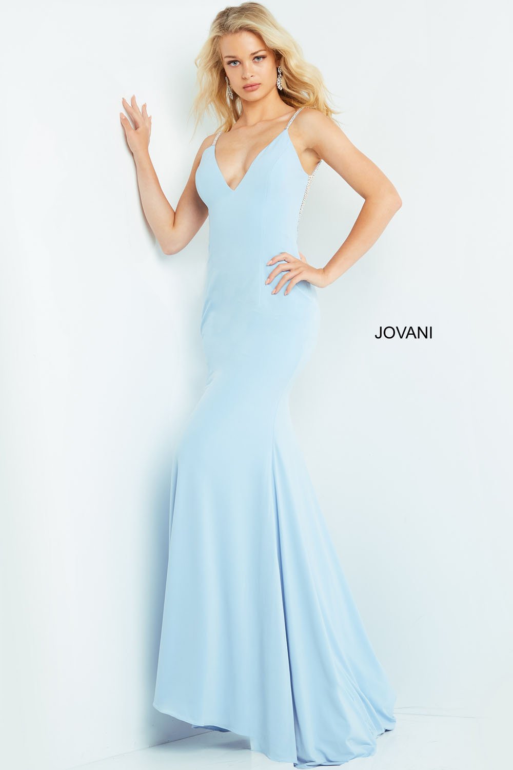 Jovani 07297 Lightblue prom dresses images.