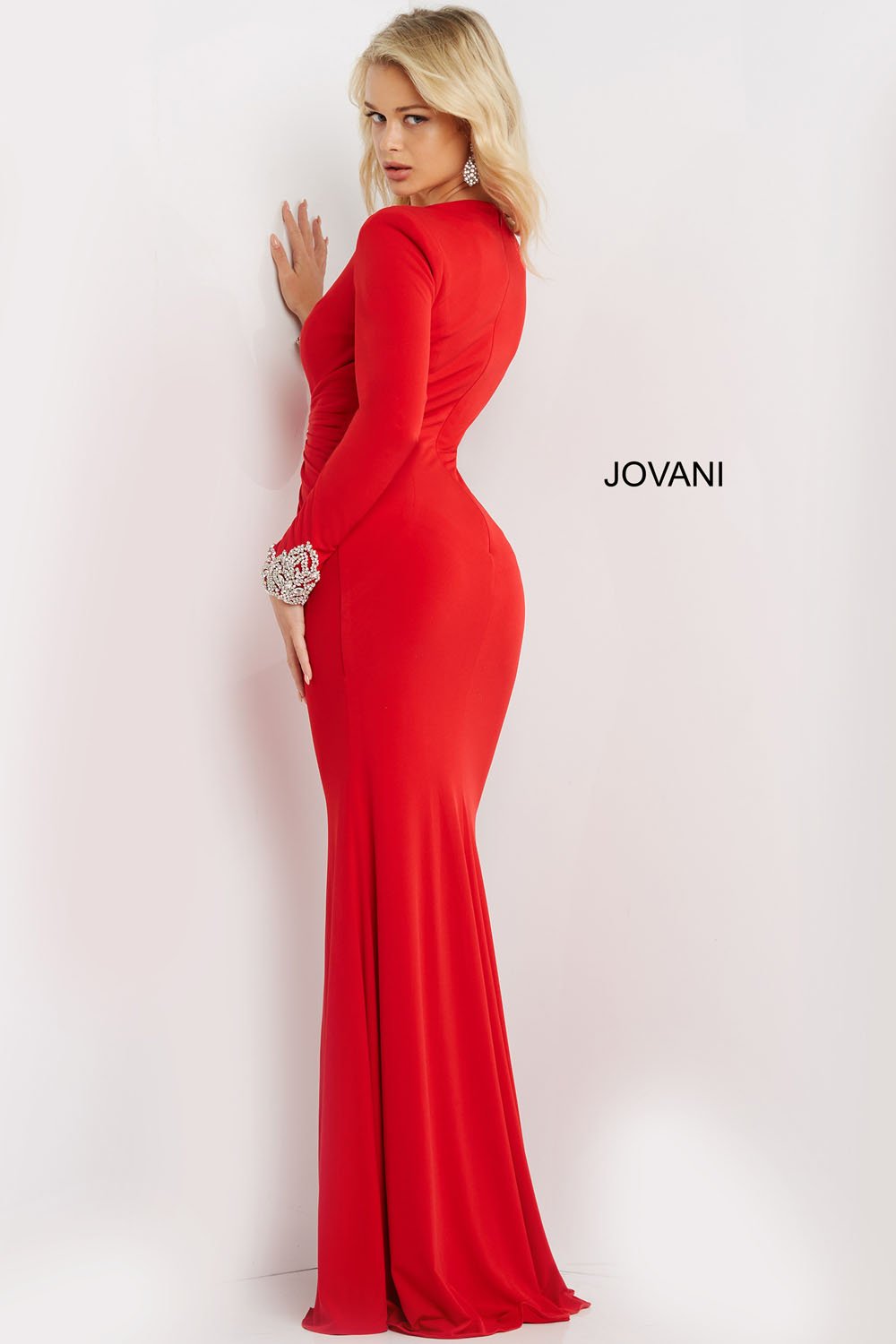 Jovani 07320 prom dress images.  Jovani style 07320 is available in these colors: Red, Black, White.
