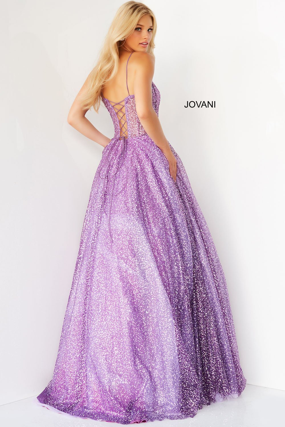Jovani 07423 Purple prom dresses images.