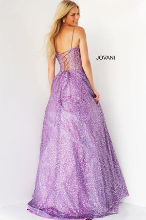 Jovani 07423 Purple prom dresses images.