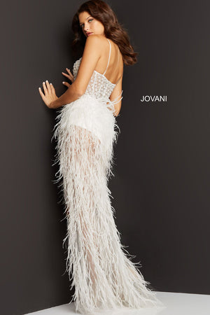 Jovani 07591 Offwhite prom dresses images.