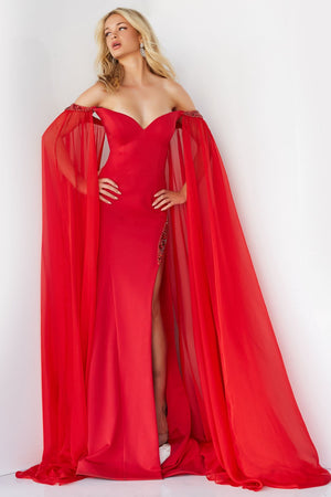 Jovani 07652 Red prom dresses images.