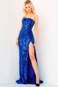 Jovani 07913 prom dress images.  Jovani 07913 is available in these colors: Royal, Hot Pink, Light Blue, Orange, Pink, Turquoise, Yellow.