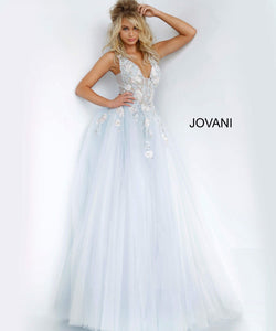 Jovani 11092 dress images in these colors: Light Blue.