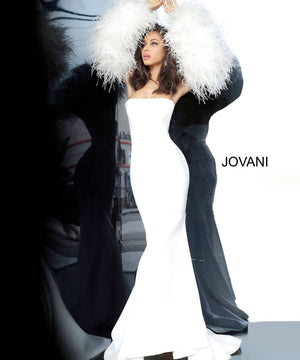 Jovani 1226 dress images in these colors: Black, Blush, White.
