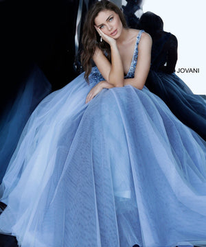 Jovani 3110 dress images in these colors: Blue.