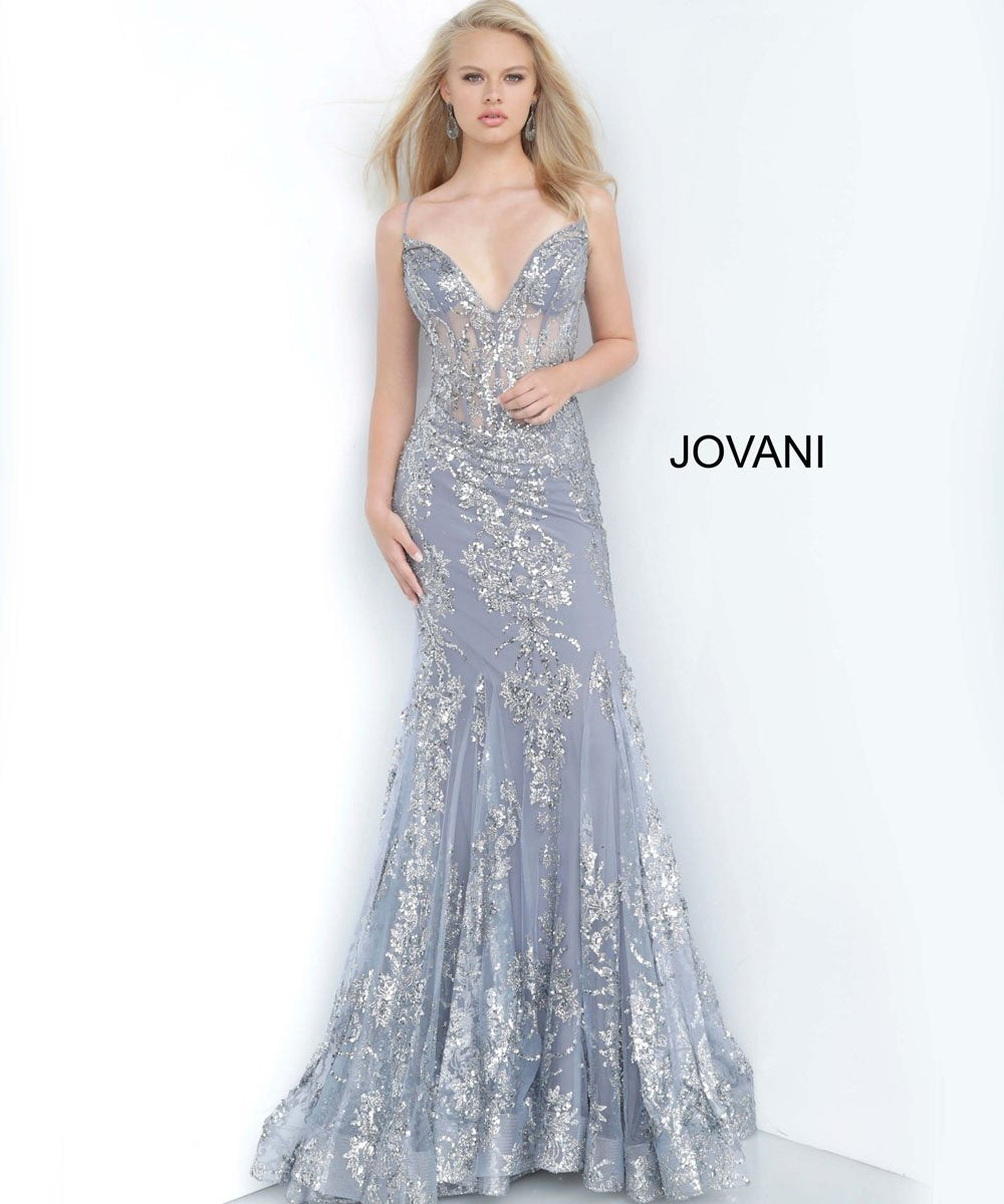jovani 3675 prom dress black Jovani 3675 Spaghetti Straps Embellished Dress