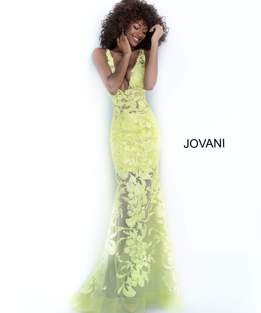 Jovani 60283 dress images in these colors: Yellow.