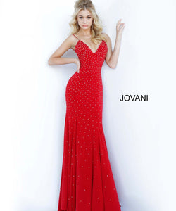 Jovani 63563 dress images in these colors: Black, Blush, Light Blue, Navy, Olive, Red, White.