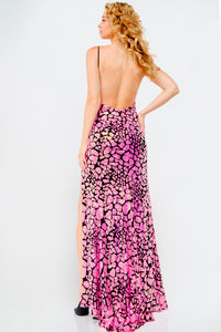 Jovani JVN05739 prom dress images.  Jovani JVN05739 is available in these colors: Pink Black, Black Green.