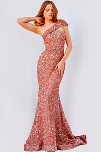 Jovani JVN23770 prom dress images.  Jovani JVN23770 is available in these colors: Copper, Emerald, Burgundy, Royal, Black, Hot Pink.