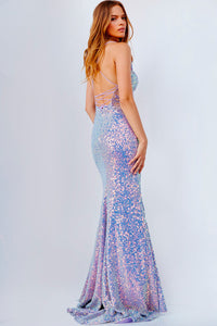 Jovani JVN24010 prom dress images.  Jovani JVN24010 is available in these colors: Lilac.