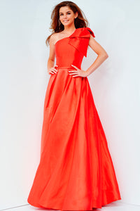 Jovani JVN4355 prom dress images.  Jovani JVN4355 is available in these colors: Red, Black, Purple, Royal, Yellow, Navy.