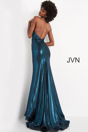 Jovani JVN02378 dress images in these colors: Fuchsia, Gold, Royal, Teal.