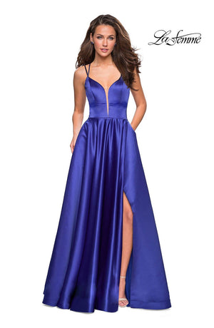 La Femme 26994 Dress - Formal Approach - La Femme Prom Dresses Blush / 10 La Femme 26994 Dress - Formal Approach - La Femme Prom Dresses Blush / 10