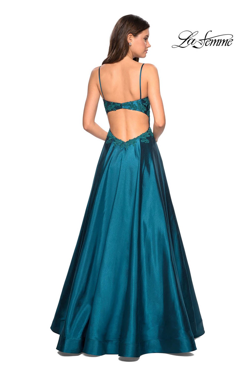 La Femme 27222 Dress - Formal Approach - La Femme Prom Dresses Hot Pink / 12 La Femme 27222 Dress - Formal Approach - La Femme Prom Dresses Hot Pink / 12