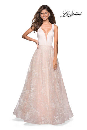 La Femme 27325 dress images in these colors: Pale Pink.