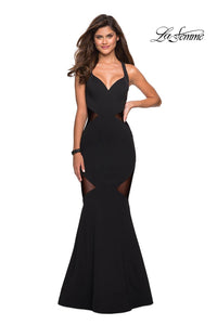 La Femme 27454 dress images in these colors: Black.