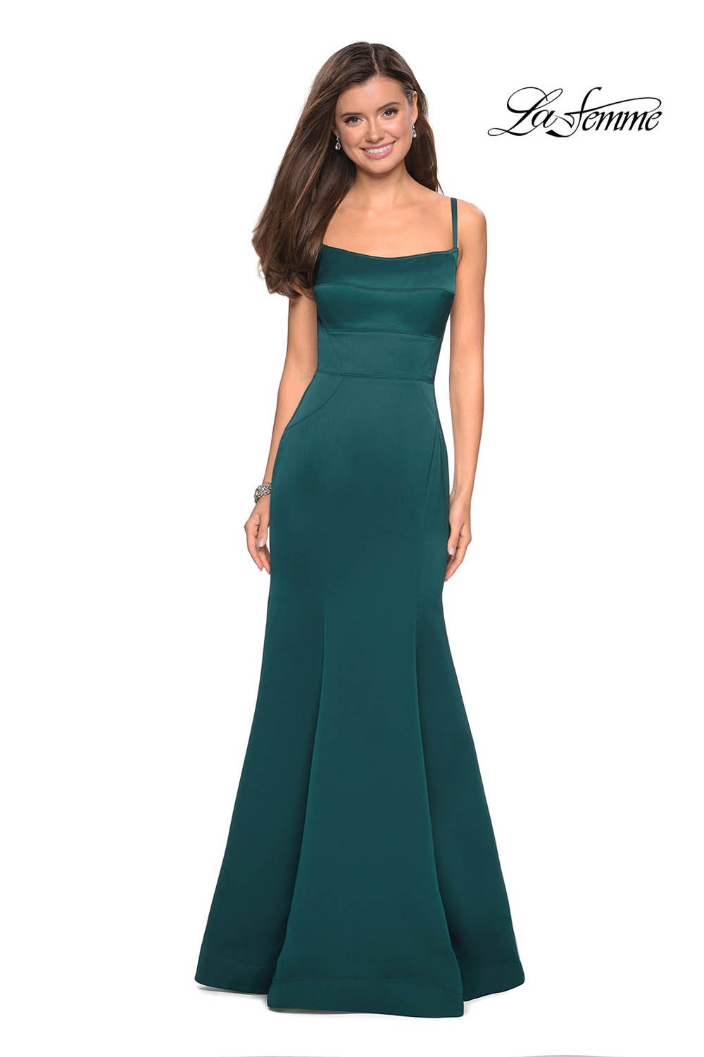 La Femme 27524 Dress - Formal Approach - La Femme Prom Dresses Burgundy / 0 La Femme 27524 Dress - Formal Approach - La Femme Prom Dresses Burgundy / 0