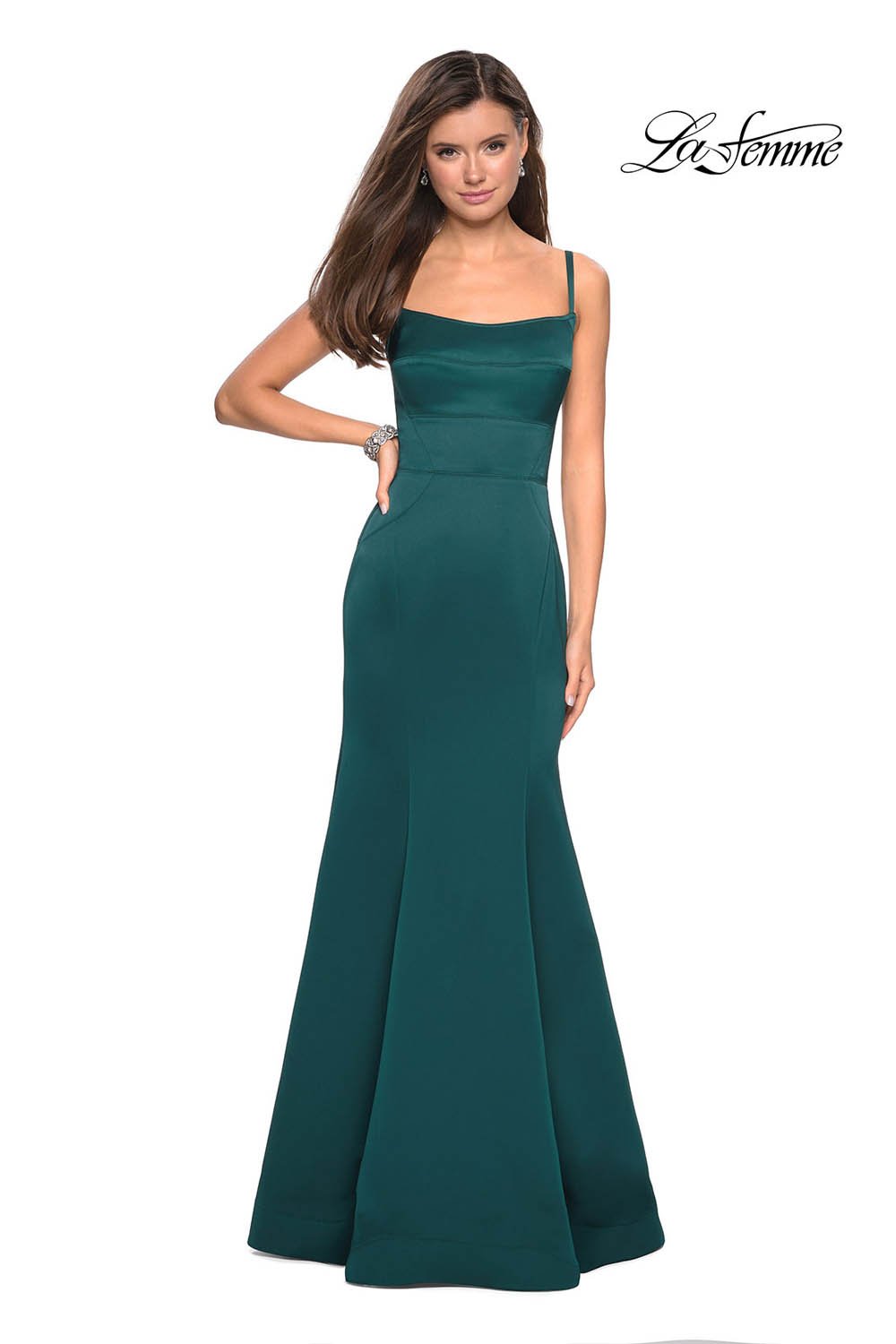 La Femme 27524 Dress - Formal Approach - La Femme Prom Dresses Burgundy / 0 La Femme 27524 Dress - Formal Approach - La Femme Prom Dresses Burgundy / 0