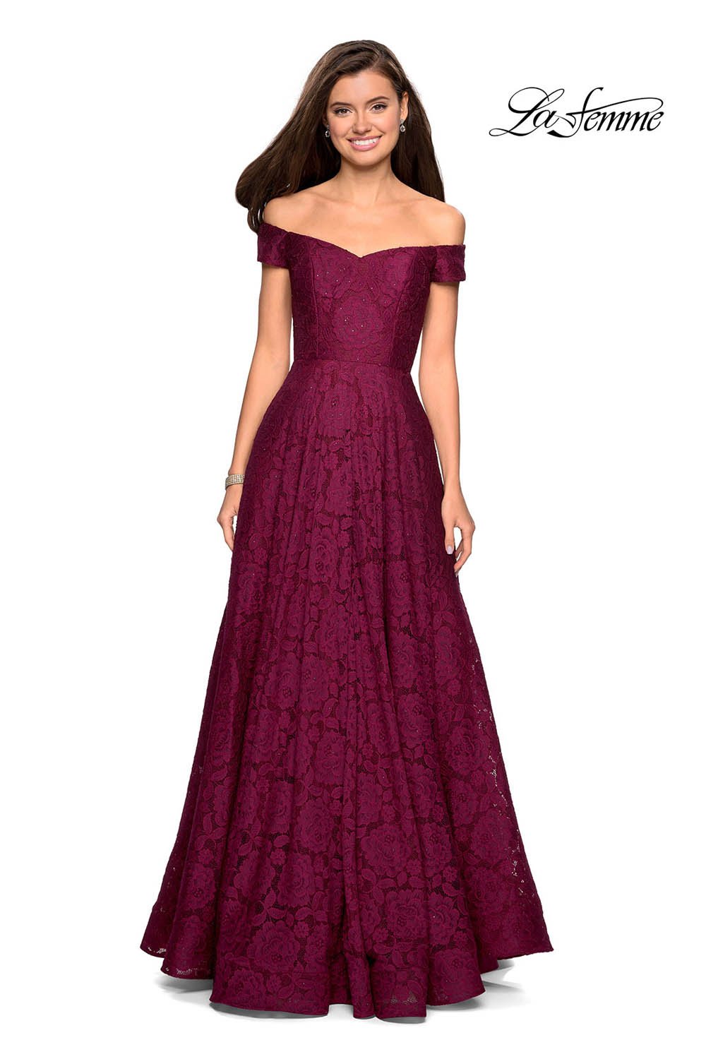 garnet prom dresses La Femme 27176 Dress - Formal Approach