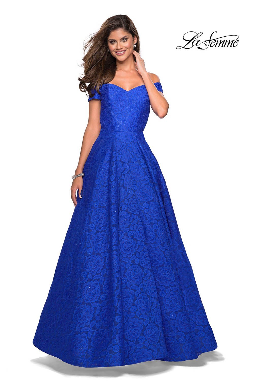 La Femme 27556 Prom Dress - Electric Blue | NewYorkDress La Femme 27556 Prom Dress - Electric Blue | NewYorkDress