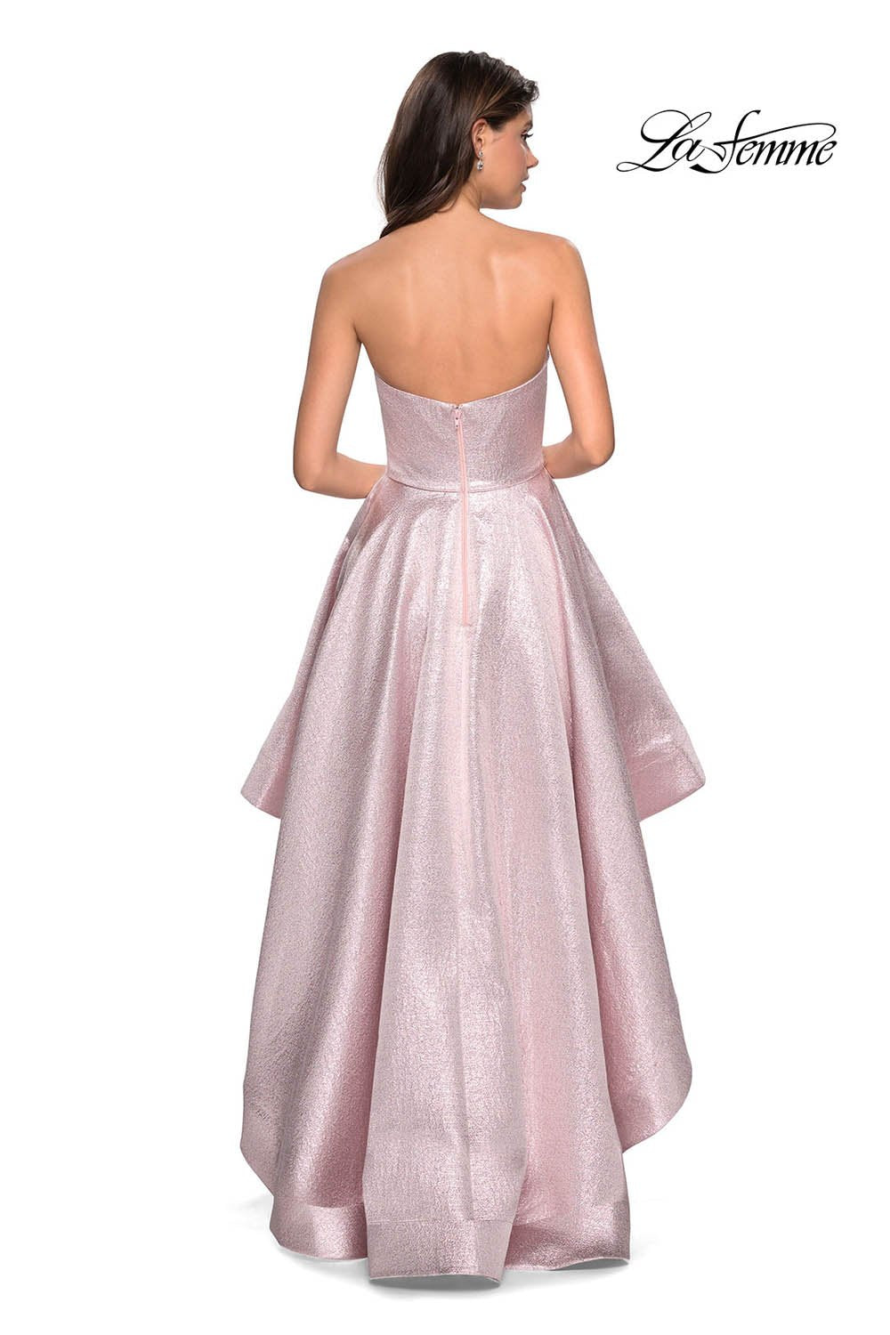 La Femme 27783 dress images in these colors: Pink.