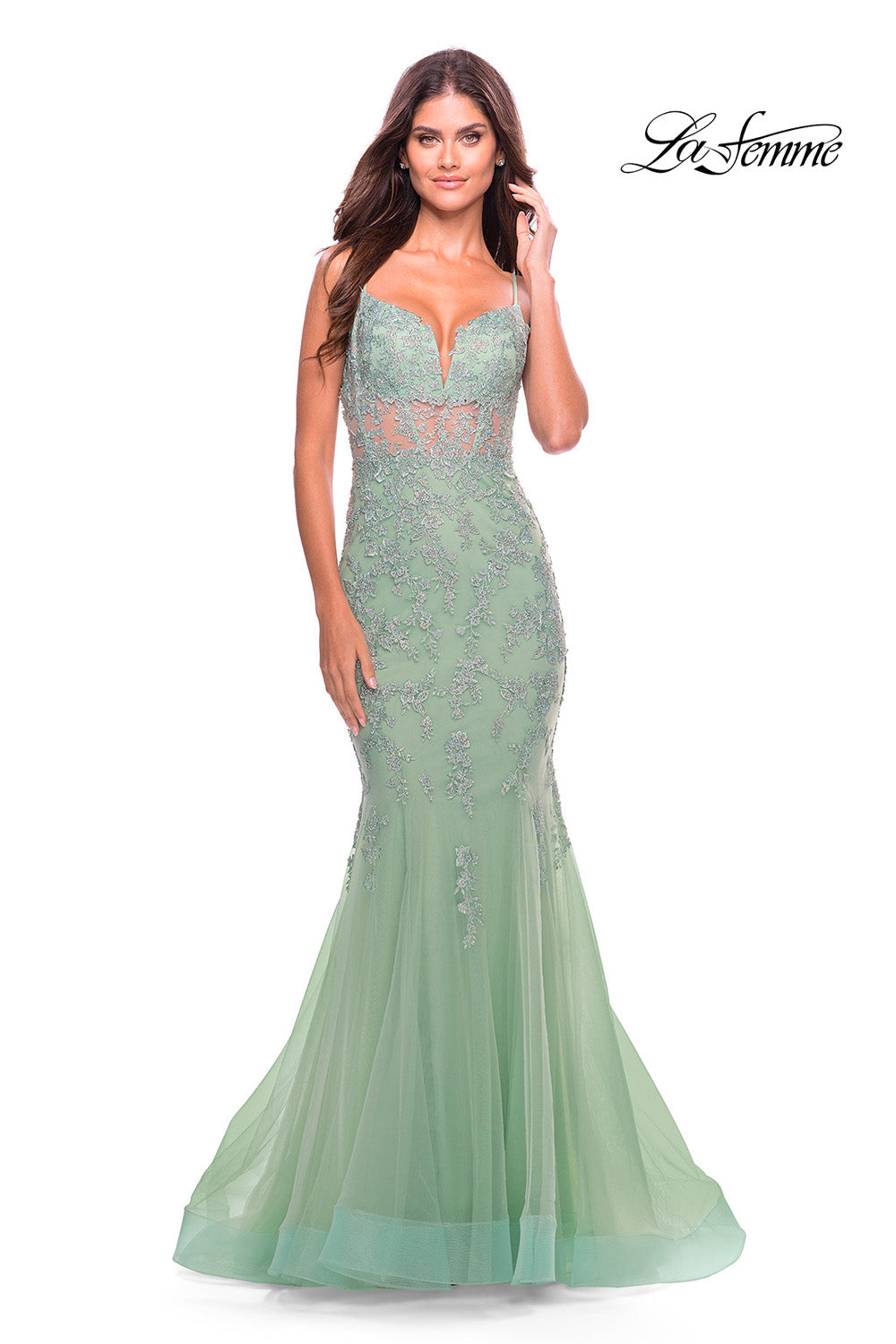 La Femme Style 31579 | La Femme Dresses | International Prom Association InternationalProm.com La Femme Style 31579 | La Femme Dresses | International Prom Association InternationalProm.com