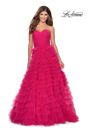 Buy Hot Pink Gown Tutu Dress Stunning Pink Princess Gown Dress Designed by  Funkidsandus Boutique Online in India - Etsy