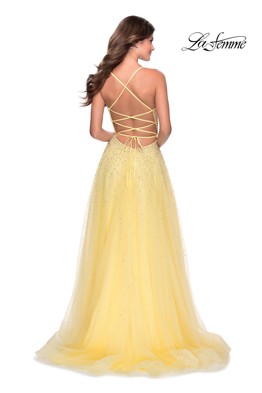La Femme 28583 Dress - La Femme Prom Dresses - Formal Approach 16 / Lilac Mist La Femme 28583 Dress - La Femme Prom Dresses - Formal Approach 16 / Lilac Mist