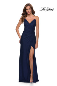 La Femme 29736 dress images in these colors: Navy.