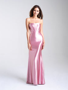 Madison James 20-304 dress images in these colors: Pink, Navy, Silver.