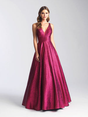 Madison James 20-307 dress images in these colors: Fuchsia, Green, Gold.