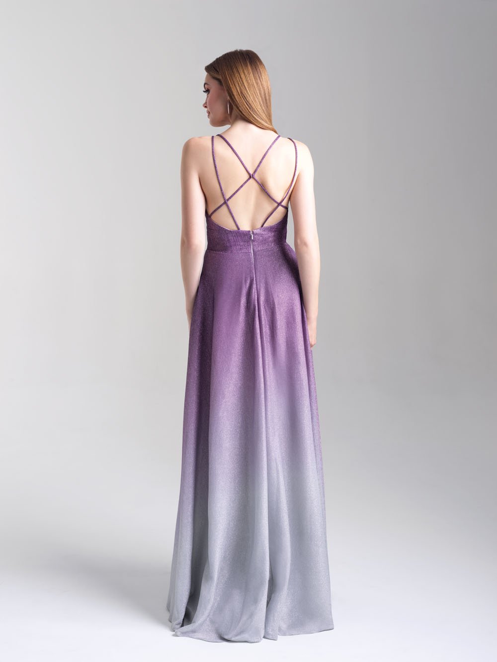 Madison James 20-313 dress images in these colors: Grey, Lavender.