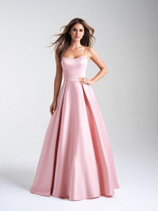 prom dresses milwaukee KissProm Pink Spaghetti Straps A Line Sequined Lace Long With Bow, Navy Blue / 16 Crafted from delicate sequined lace Long Sleeve 52916 Sherri Hill