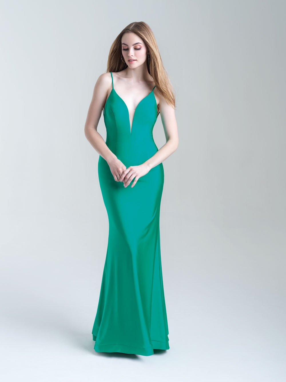 Madison James 20-319 dress images in these colors: Green, Hot Pink, Blue, Black, Bronze.