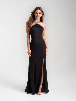Madison James 20-324 dress images in these colors: Black, Royal, Fuchsia.