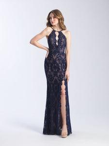 Madison James 20-340 dress images in these colors: Black, Navy, Red.