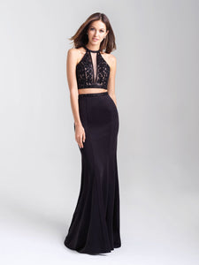 Madison James 20-348 dress images in these colors: Black, Royal, Magenta.