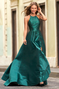 Sherri Hill 54422 dress images in these colors: Emerald, Red, Royal, Light Blue, Ivory, Bright Pink.