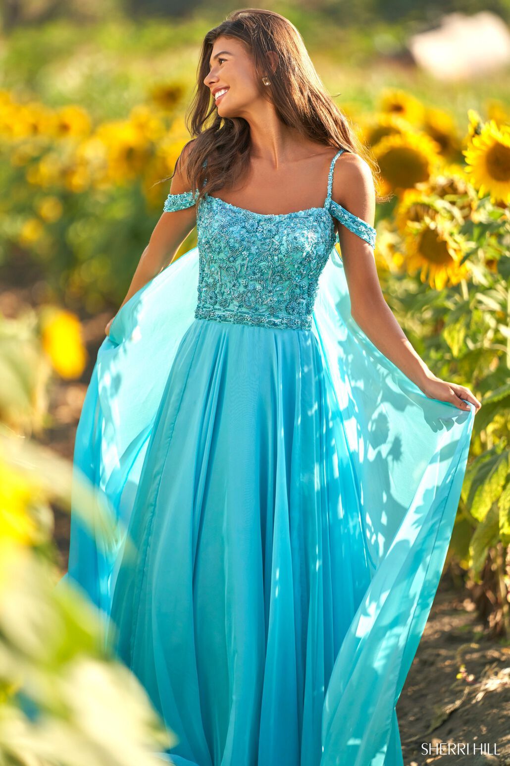 Sherri Hill 54905 sky blue prom dresses image.
