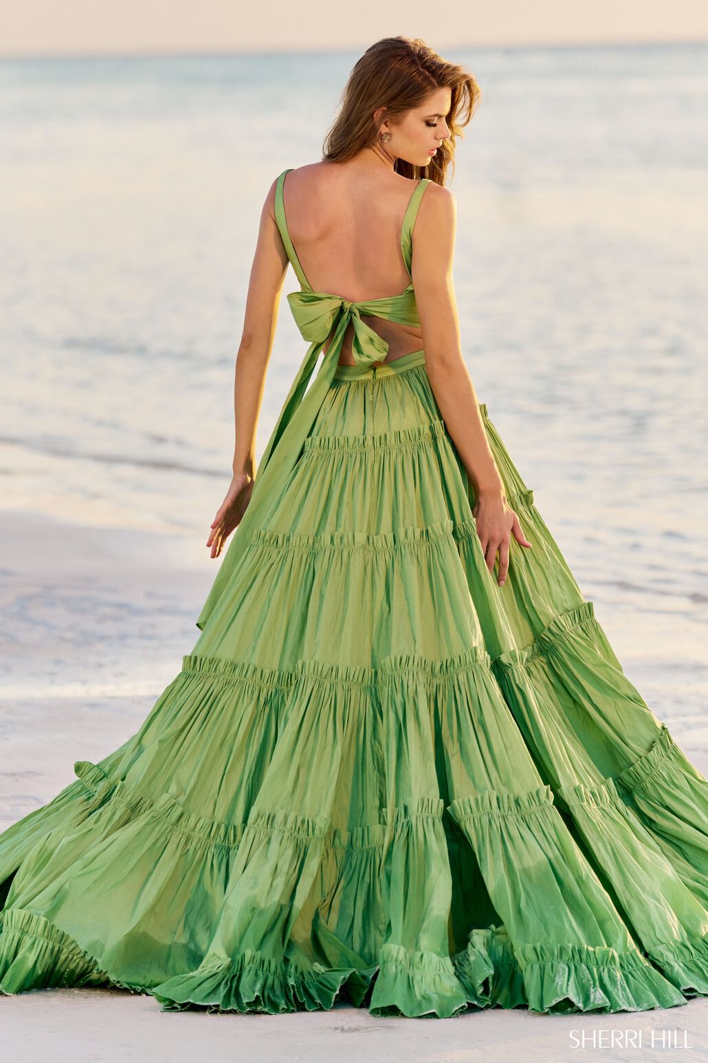 Sherri Hill 56125 Prom Dress - Chartreuse | NewYorkDress Sherri Hill 56125 Prom Dress - Chartreuse | NewYorkDress