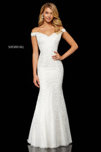 Sherri Hill 52344 dress images in these colors: Navy, Wine, Red, Black, Nude, Ivory, Light Blue, Blush.